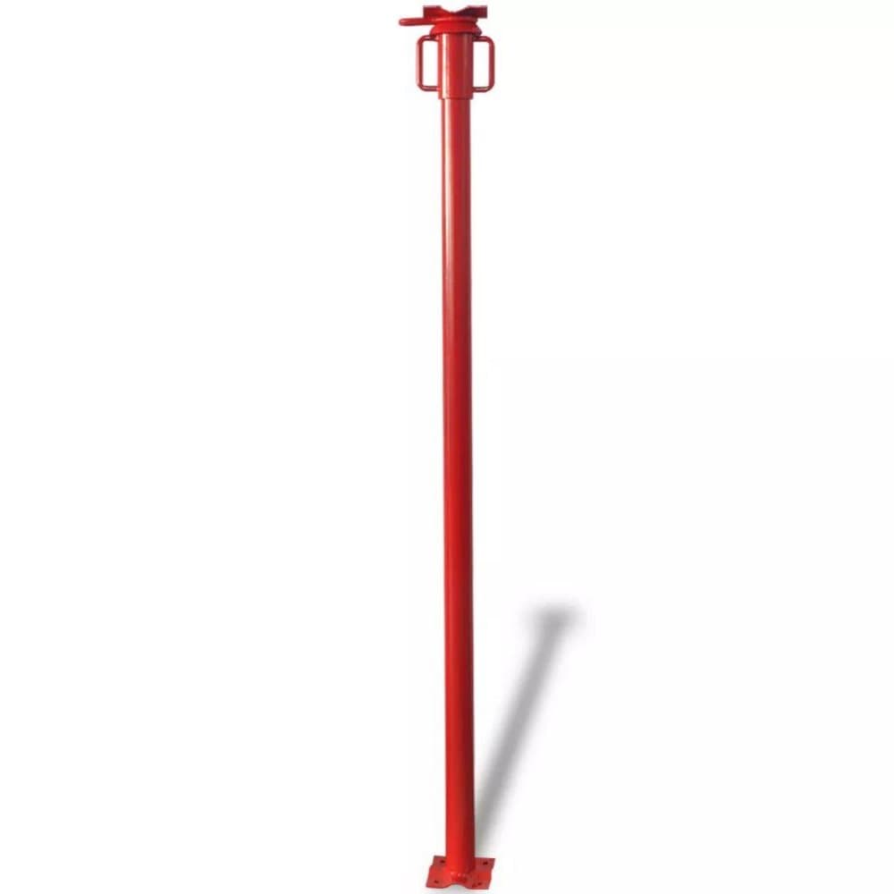 Teleskopstötta 280 cm röd