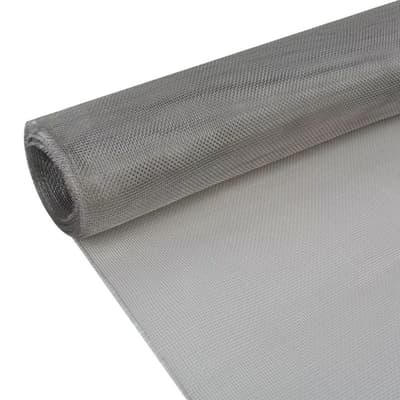 Insektsnät rostfritt stål 150x500 cm silver