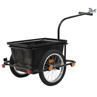 Cykelvagn 50 L svart