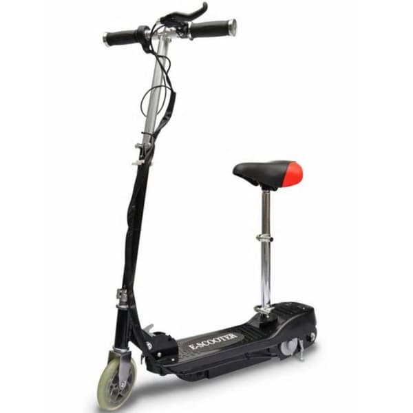 Elektrisk sparkcykel med sadel 120 W svart