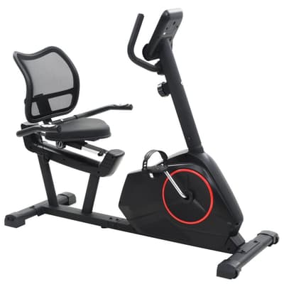 Liggande motionscykel magnetisk drift och pulsmätning | Fri Frakt