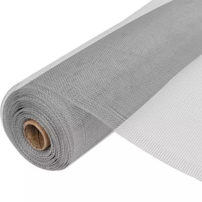 Insektsnät aluminium 100x1000 cm silver