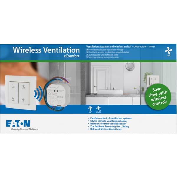 xComfort Wireless Ventilation Startpakke CPAD-00/216