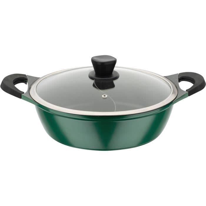 GSW 410595 DUO gryderet fyldt aluminium - 30 cm - 2 rum - Non-stick belægning - Alle varmekilder inklusive induktion