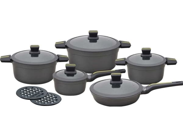 Klausberg Set of pots Dolce 12 elements gray (KB-7358)