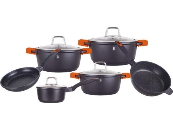 Berlinger Haus Granit Diamond pot set 10 pieces (BH/1111)