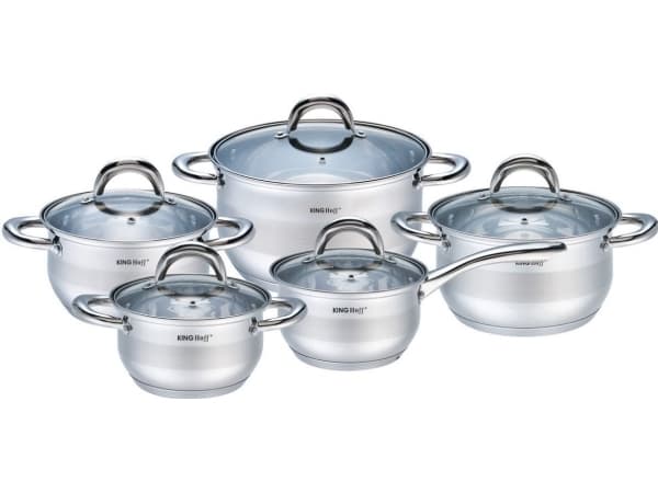 KingHoff Set of pots 10 elements (KH-1096)