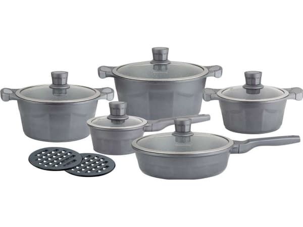 Klausberg Moderno pot set 12 elements gray (KB-7354)
