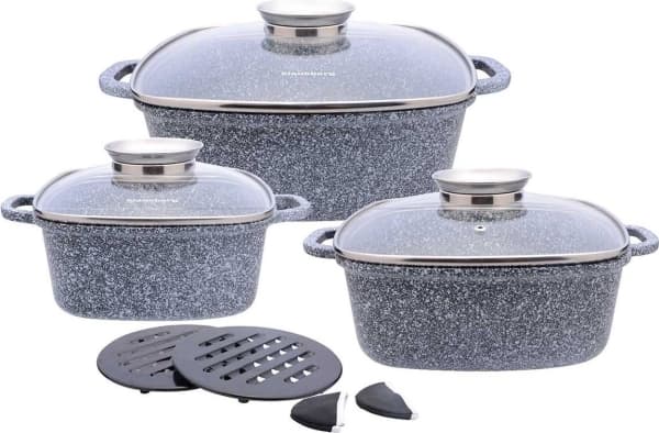 Klausberg Marmo pot set 8 pieces (KB-7237)