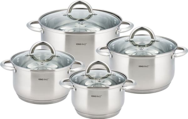 KingHoff 8-piece pot set (KH-4448)