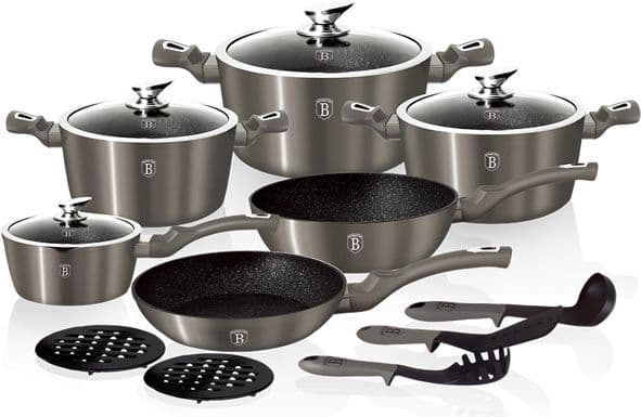 Berlinger Haus Metallic Gydesæt bestående af 15 elementer (BH/1223)