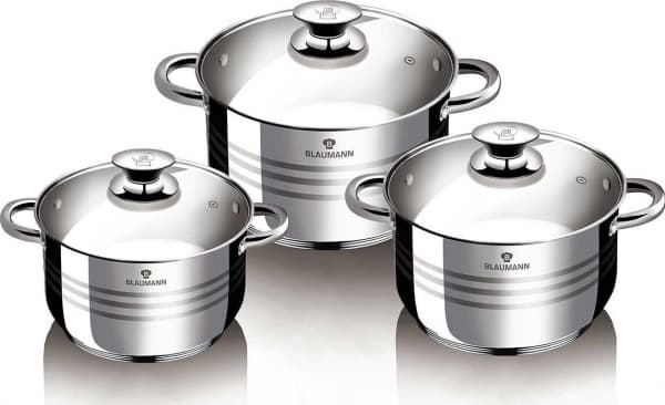 Blaumann SET 6 ELEM. STEEL POTS BLAUMANN BL-3160