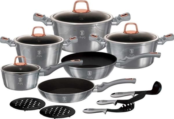 Berlinger Haus GRANITE POT SET BERLINGER HAUS BH-6022 MOONLIGHT