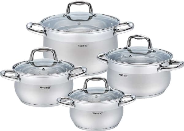 KingHoff 8 PIECE KINGHOFF POT SET KH-1421
