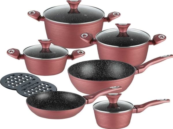 Klausberg SET 12 PIECES GRANITE POTS KLAUSBERG KB-7423