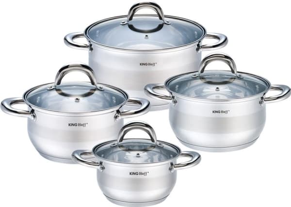 KingHoff Set of pots 18 20 16 24cm (KH-1095)