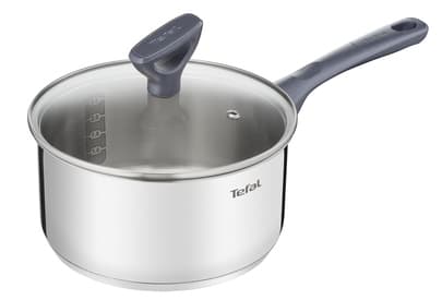 Tefal Daily Cook, Rund, Rostfritt stål, Rostfritt stål, Grå, Keramiska, Gas, Halogen, Induktion, 250 ° C