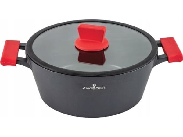 ZWIEGER OBSIDIAN induktionsgryta med lock 28cm 5l