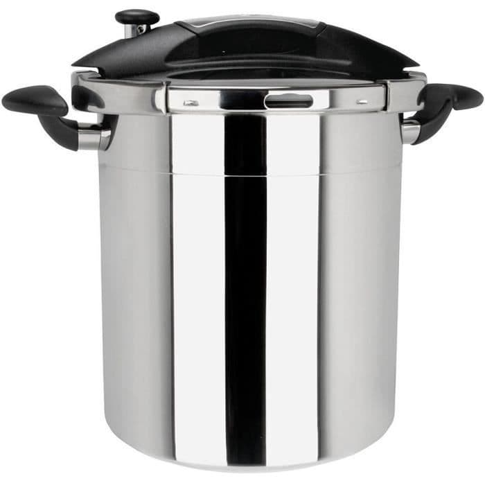 SITRAM 710481 svart sitraspeedo tryckkokare 13l rostfritt stål induktion
