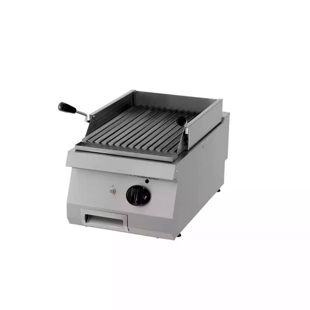 Lavastens grill – single – gas 400 x 700 mm