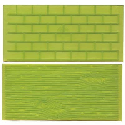 FMM Impression Mats 1 brick wall/tree bark
