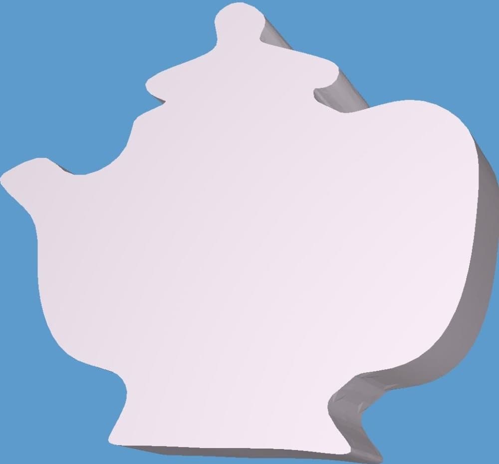 No.93 Cookie cutter "TeaPot" Buy 2 get 4 (mix)
