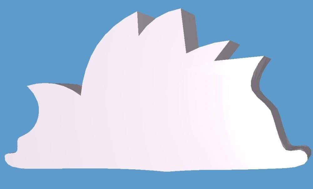 No.84 Cookie cutter "Sydney Opers" Buy 2 get 4 (mix)