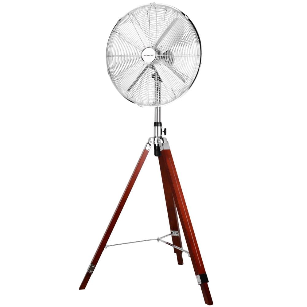 Emerio Golvfläkt 40cm på Stativ i Trä