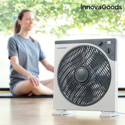 InnovaGoods Golvfläkt 30cm oscillerande galler.