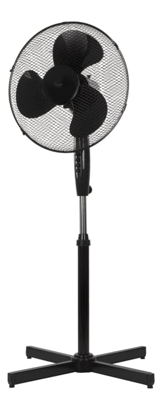 NORDIC HOME CULTURE Golvfläkt, 410 mm, Svart
