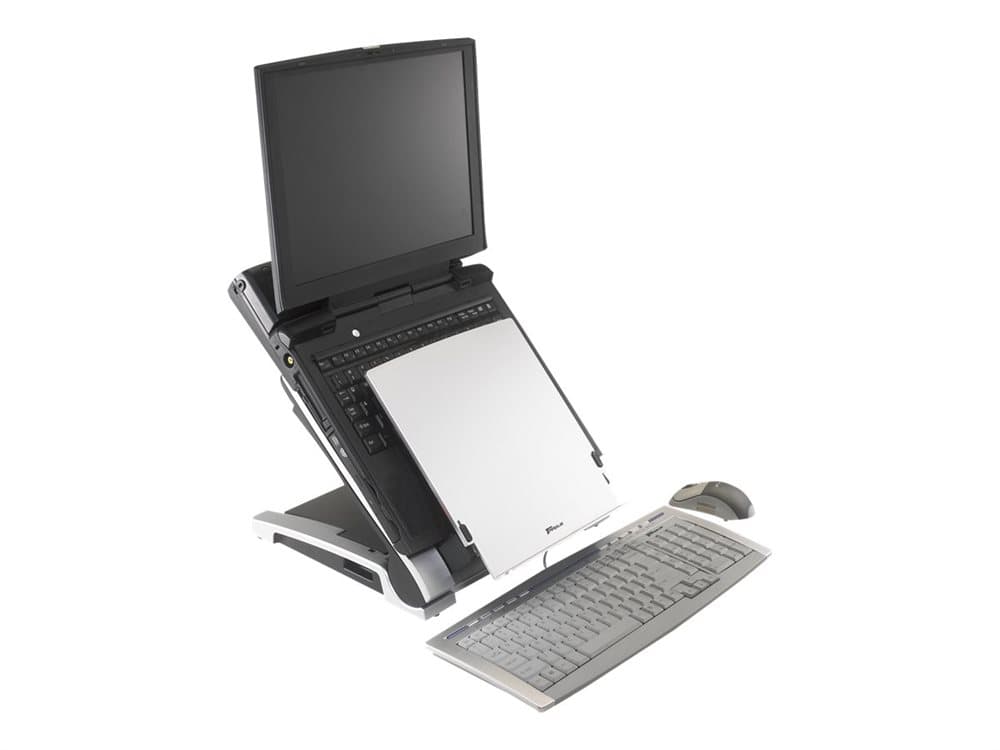 Targus Ergo D-Pro - Notebookstativ - 17" - sølv, mørk grå