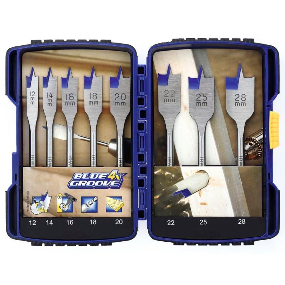 Irwin Blue Groove 4X Spadebor Sæt 8 dele 10507603