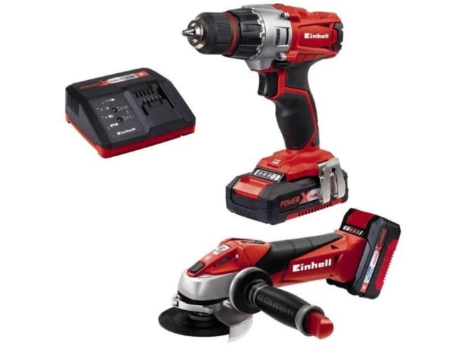 Einhell TE-TK 18 Li Kit, Boremaskin med pistolgrep, 350 RPM, 1250 bpm, 44 Nm, Batteri, Lithium-Ion (Li-Ion)
