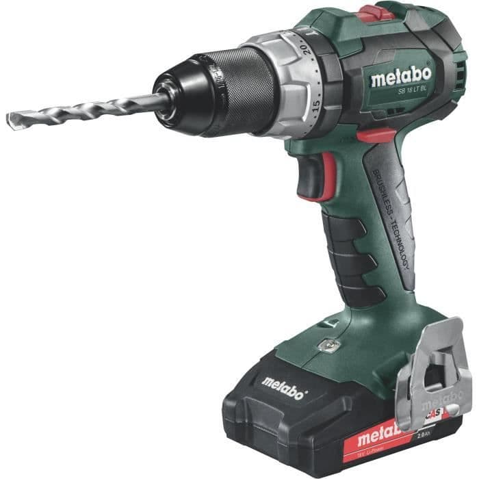 METABO Drill Impact Driver - SB18 LT BL 2 x 2,0 Ah Compact Li-Power, ASC 30-36V- sag