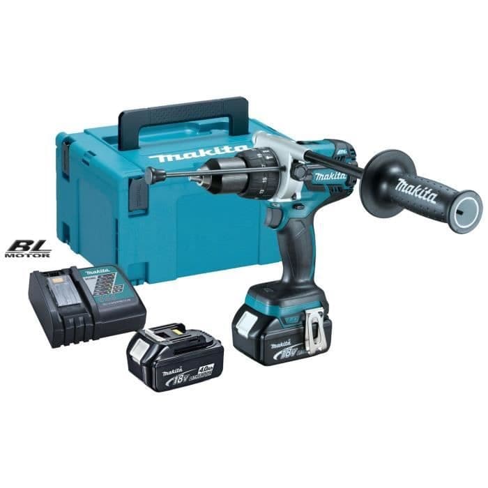MAKITA Hammerborr 2x18V 4Ah LI