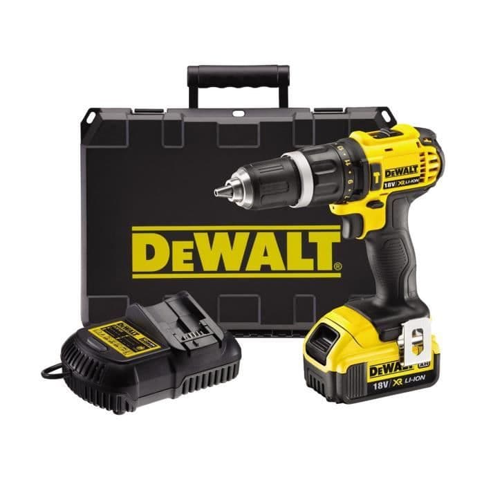 DEWALT 1x18V 4Ah Li-ion hammerborrförare med etui