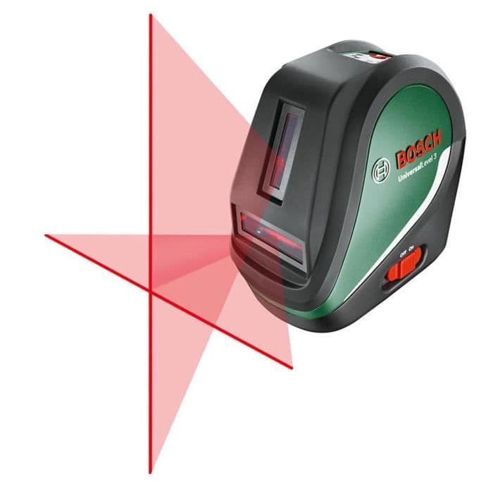 BOSCH Interiörlaser - UniversalLevel 3 Set line laser + stativ 1,1m