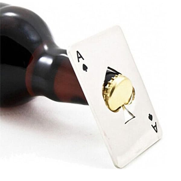 Kapsylöppnare "Ace of Spades" i rostfritt stål - Olika färger