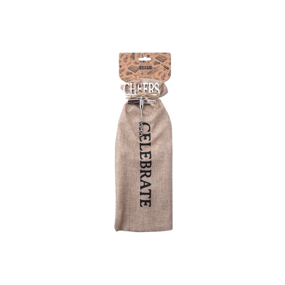 CGB Giftware Loft Celebrate Bag and Bottle Opener Gift Set