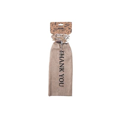 CGB Giftware Loft Thank You Bag and Bottle Opener Gift Set