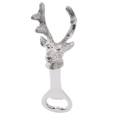 CGB Giftware Stag Head Bottle Opener in Organza Bag