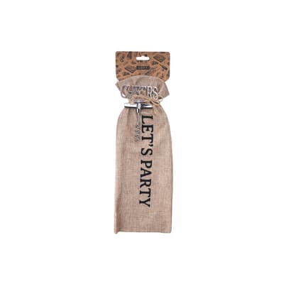 CGB Giftware Loft Lets Party Bag and Bottle Opener Gift Set