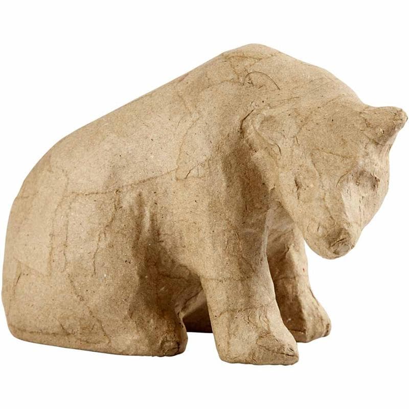 Pahvijääkarhu, kork. 10 cm, 1kpl