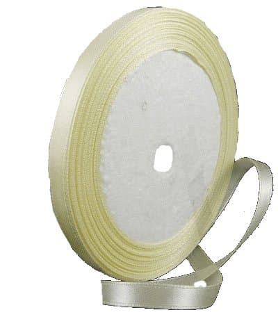 ljus citrongul sidenband 18 meter 6 mm