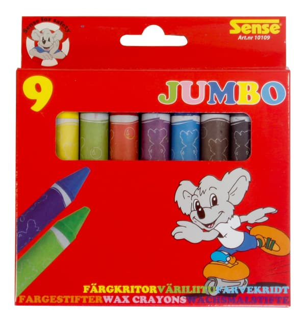 Sense Jumbo Vaha värikynät 9-P