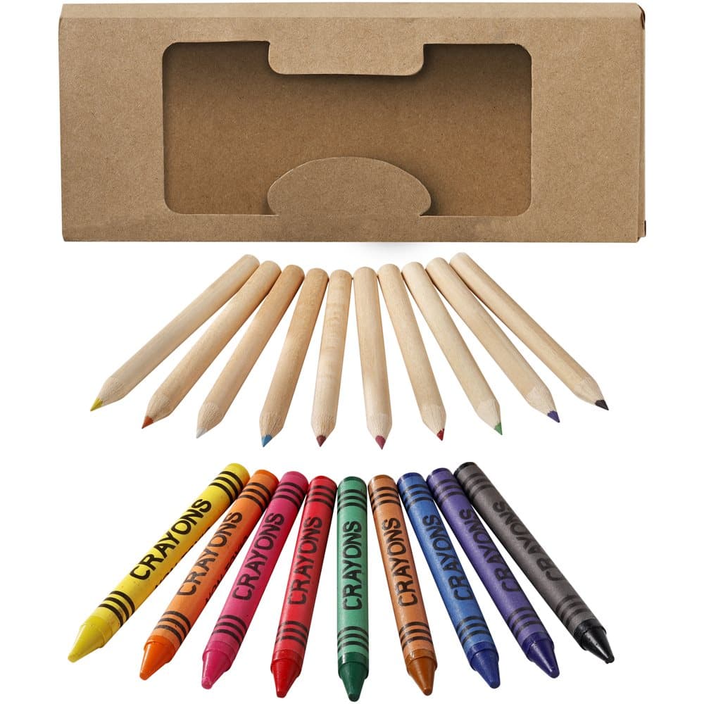 Bullet 19 Piece Pencil And Crayon Set