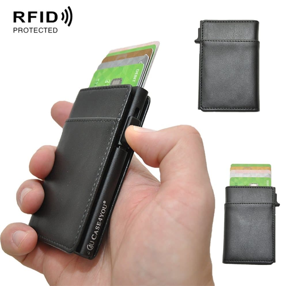 Eksklusiv Kortholder C4U Design RFID & NFC Beskyttende tegnebog