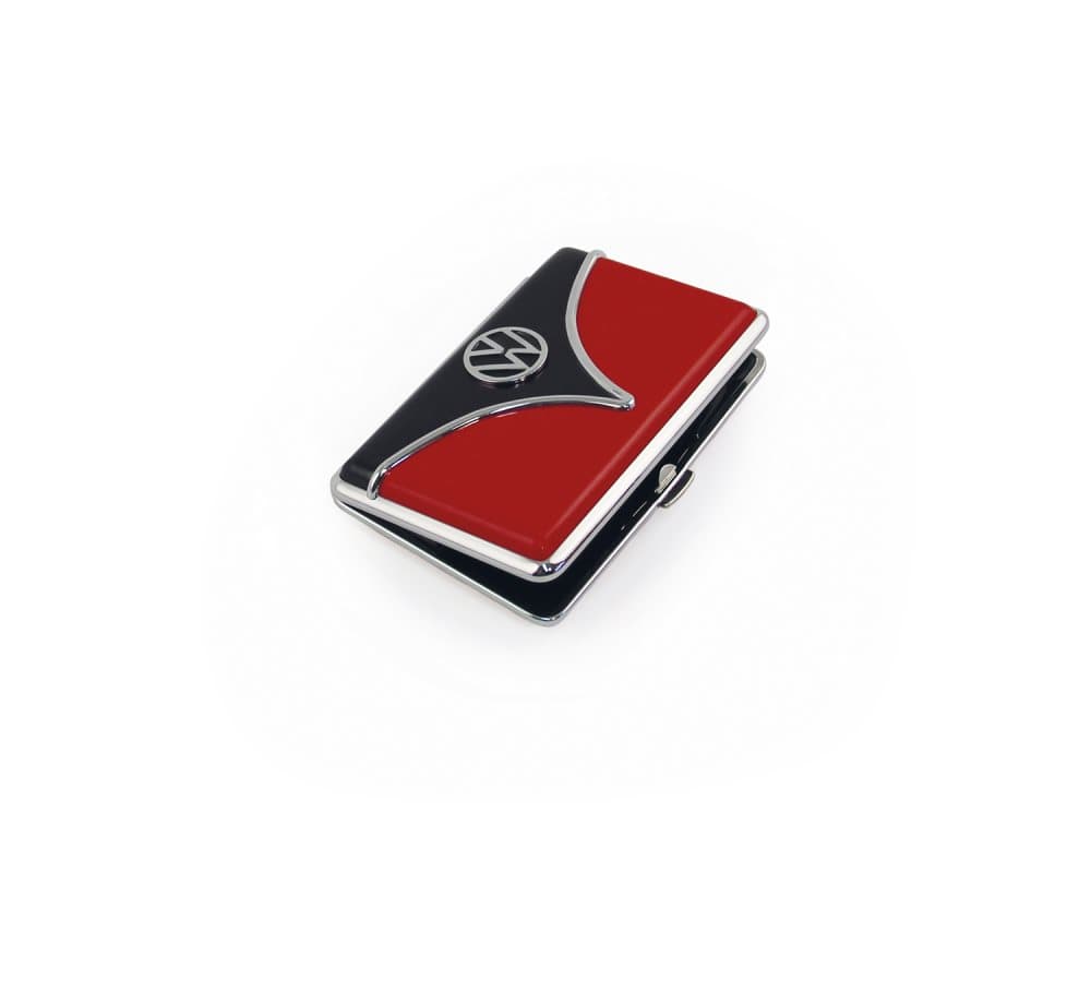 BRISA VW Collection - Volkswagen Bus T1 Camper Van Transporter Visitkort sag (Red/Black)