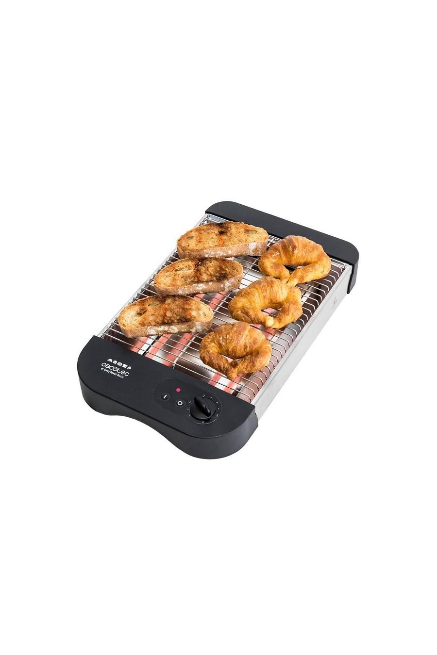 Brødrister Cecotec Turbo Easytoast Basic 600W Sort Rustfrit stål