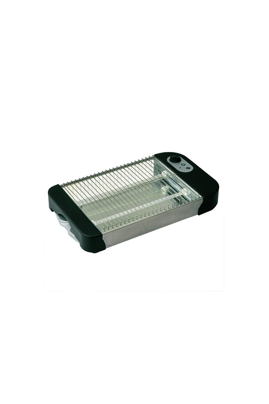 Brødrister COMELEC TP-712/7012 600W Sort Rustfrit stål